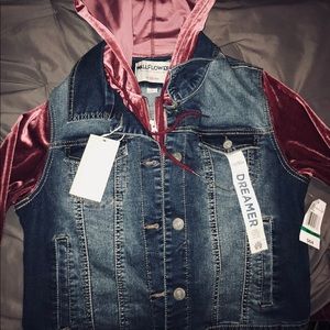 Wallflower Zip Up with Hoodie